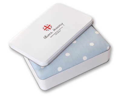 Lakeland Now Selling Oliver Harvey Apron in a Tin