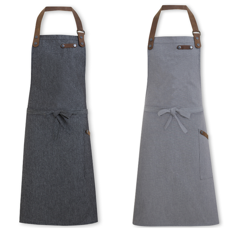 New Product: The Denim Bib Apron with Leather Detailing
