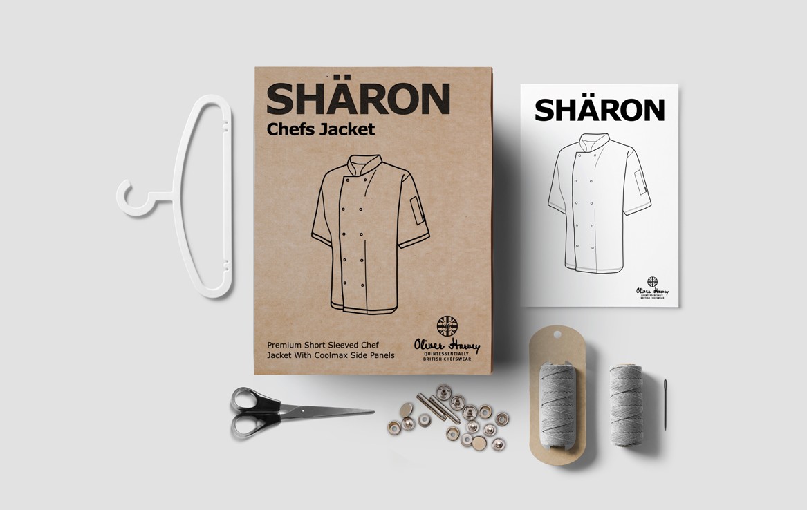 Oliver Harvey to encourage DIY British Manufacturing with assemble-yourself chef apparel