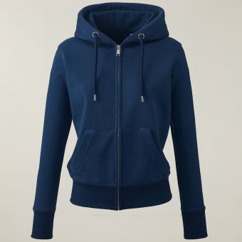Womens Organic Full-Zip Hoodie