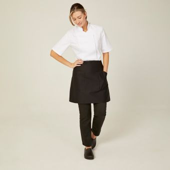 Black Ladies Waist Apron