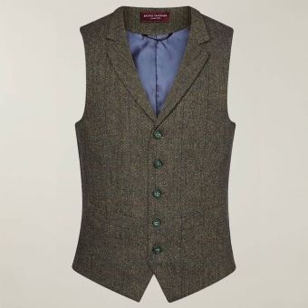 Green/Blue Mens Memphis Waistcoat