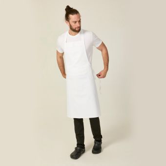White Bib Apron