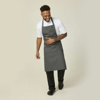 Grey Bib Apron