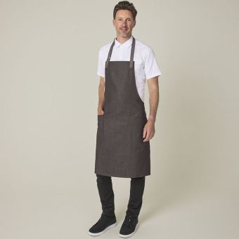 Brown Texas Denim Bib Apron