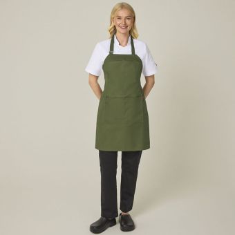 Olive Ladies Fitted Bib Apron