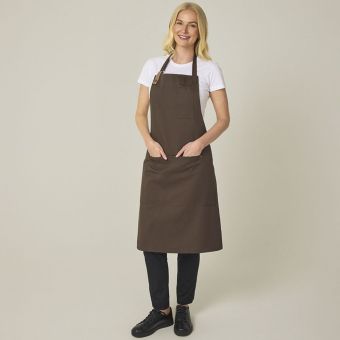 Brown Utility Bib Apron