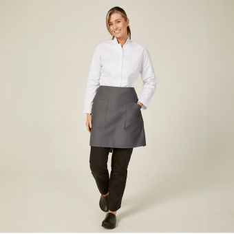 Storm Grey Ladies Waist Apron