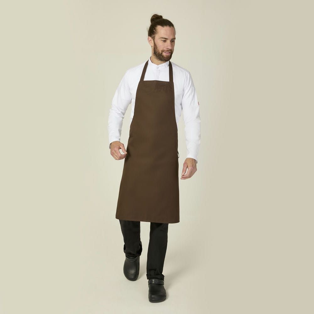 Brown Bib Apron | Chef Aprons from Oliver Harvey