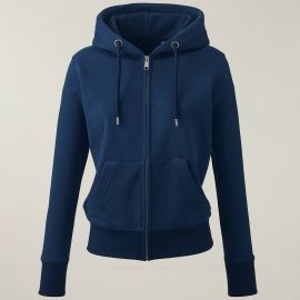 Womens Organic Full-Zip Hoodie