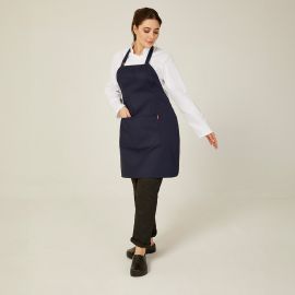 Navy Ladies Fitted Bib Apron