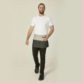 Short Two Tone Denim Waist Apron