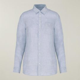 Womens Long Sleeve Linen Blouse