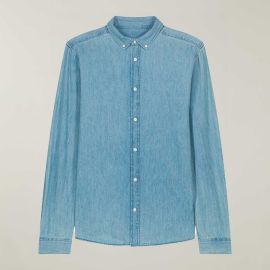 Mens Long Sleeve Stanley Denim Shirt
