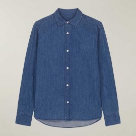 Womens Long Sleeve Stella Denim Shirt