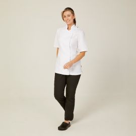 The York Ladies Short Sleeved Chef Jacket