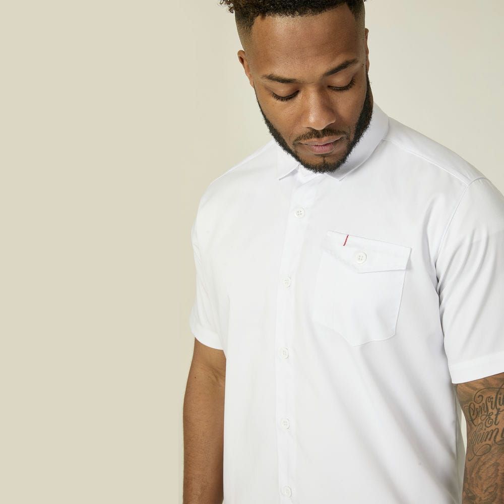 Bedford Short Sleeve Chef Shirt | Sustainable Tencel & Polyester