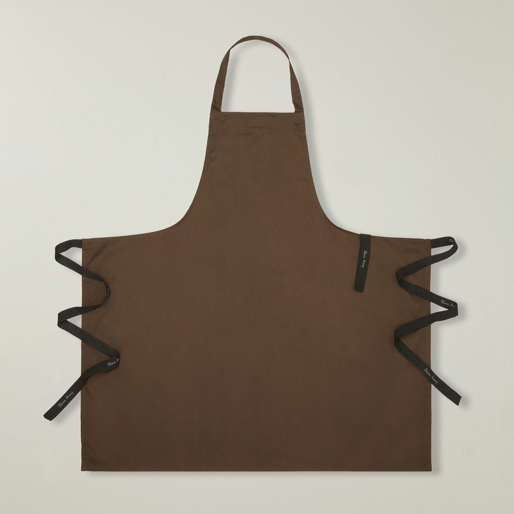 Brown Bib Apron | Chef Aprons from Oliver Harvey