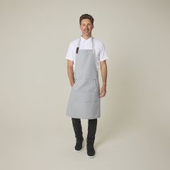 Heather Grey Adjustable Bib Apron