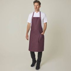 Red Texas Denim Bib Apron