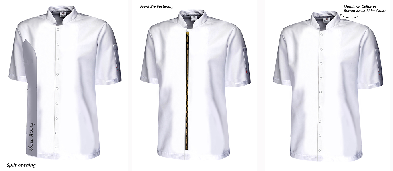 Single Breasted Chef Jacket Concept Drawings Single Breasted Chef Jacket Concept Drawings